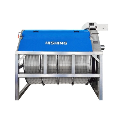316 L Stainless Steel Fish Farming Large Scale Mechanical Filtration Equipment Vacuum Rotary Drum Filter