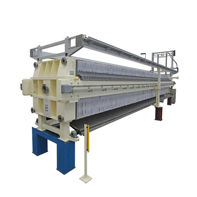Newest Sewage Dewatering Automatic Horizontal Filter Press Machine Used For Water Treatment